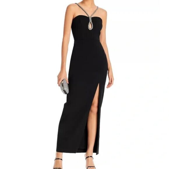 Aqua Embellished Chain Dress *NEW WITH TAGS* - Picture 2 of 3